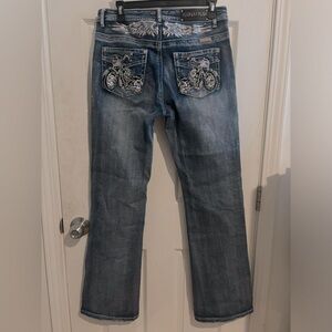 platinum plush riding free rhinestone with angel n motorcycle embroider